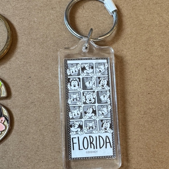 Disney Keychain Trio with Silver and Gold Accents - Picture 4 of 7